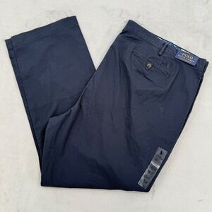 Polo Ralph Lauren Mens Stretch Classic Fit Chino Pants Navy Blue 52B x 34 NWT